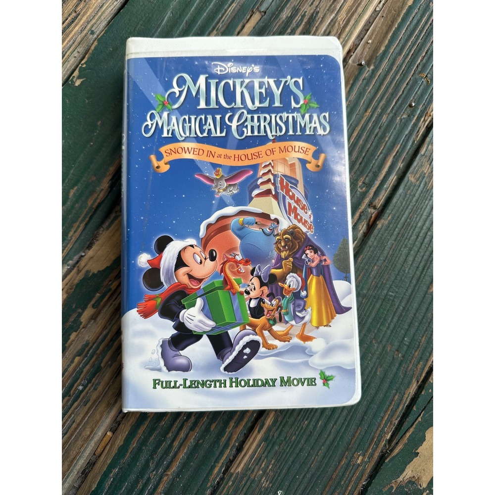 Disney Mickeys Magical Christmas Snowed in at the House of Mouse VHS Clamshell
